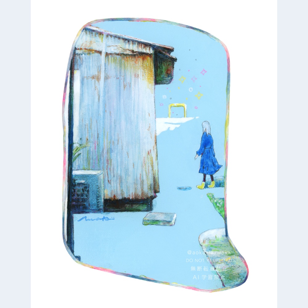 原画「先の世界には」