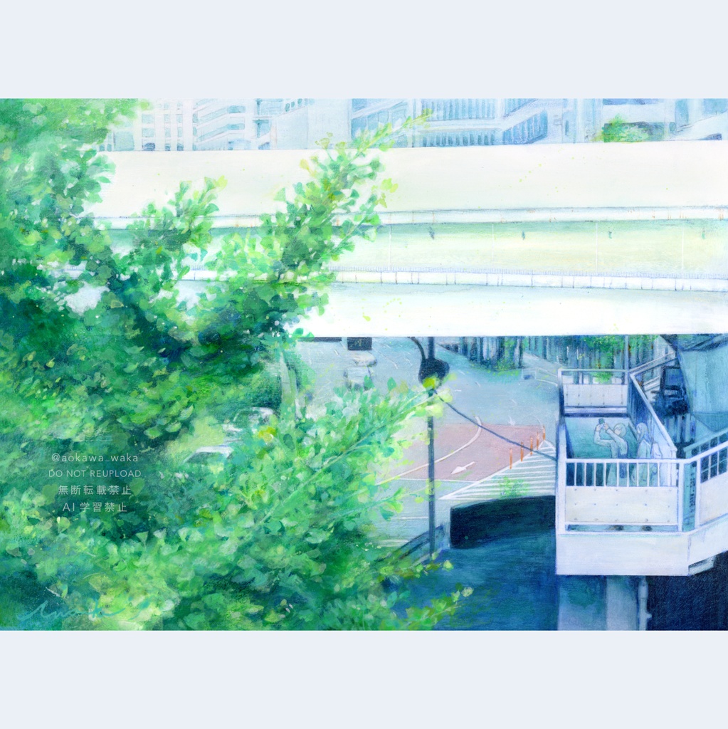 原画「City boundaries」
