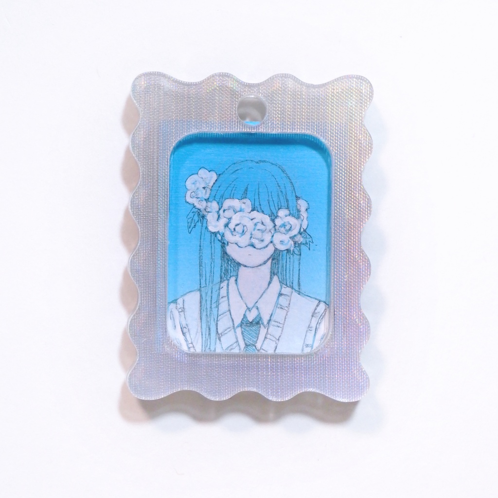 「白い花」うねフレ ミニ原画
