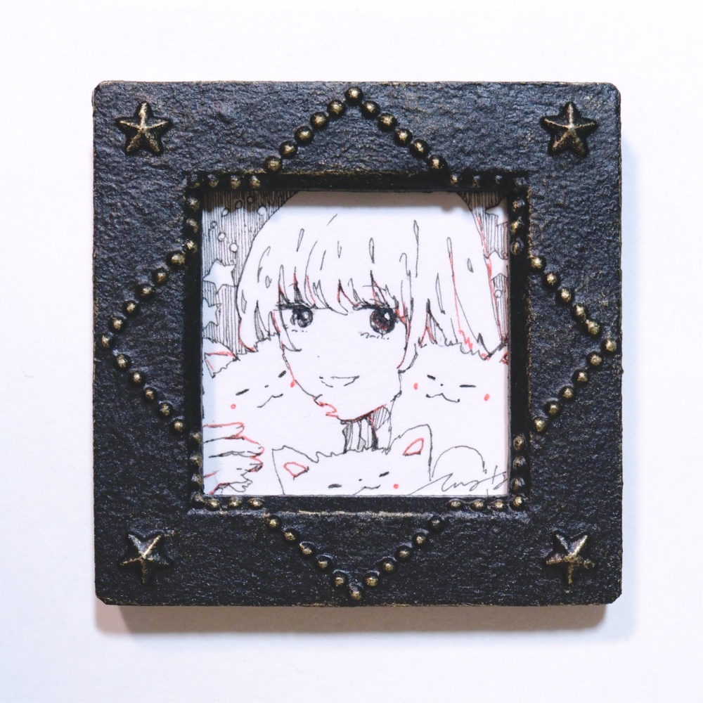 「わんこいっぱい」ミニ原画