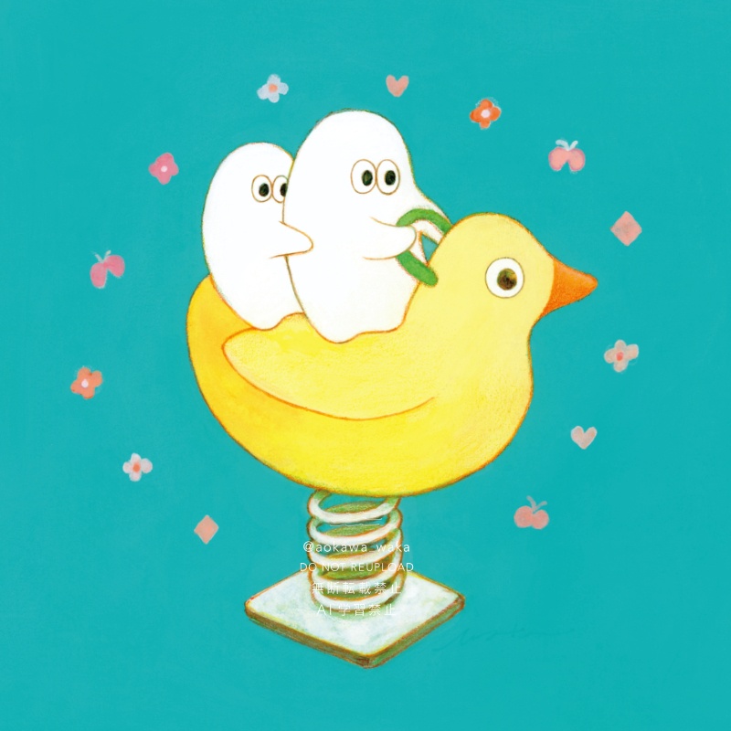 原画「のりものおばけ」