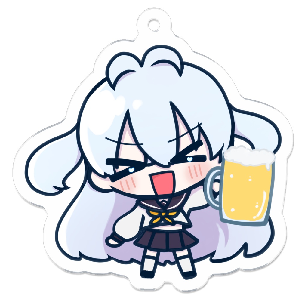 りんたそアクキー(飲酒)