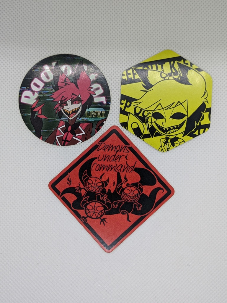 【hzbn】Sticker set(Alastor・Vox)【値下げ中】