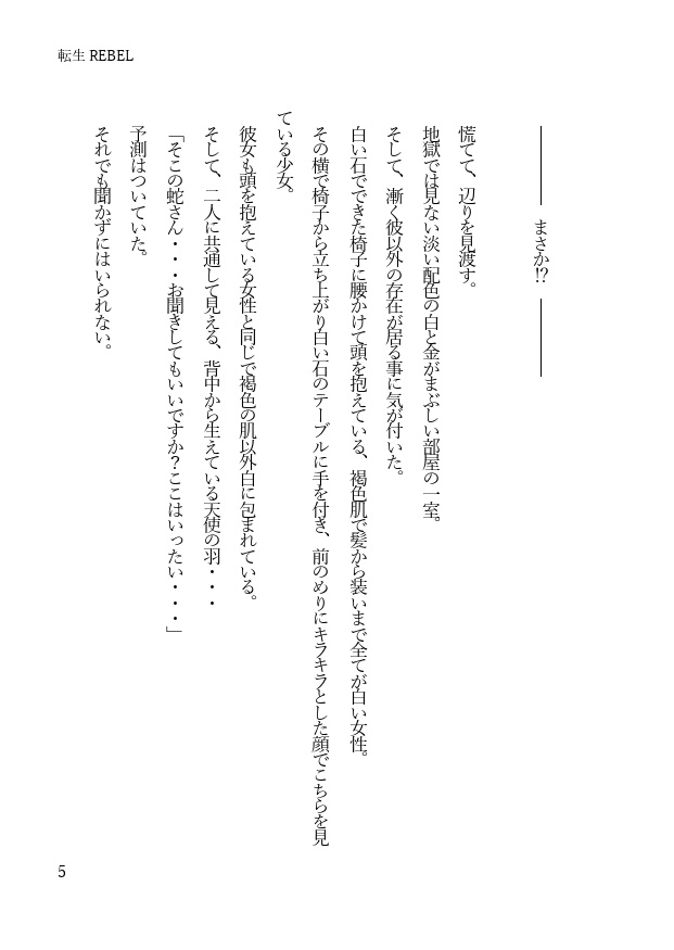 【hzbn】小説『転生REBEL』