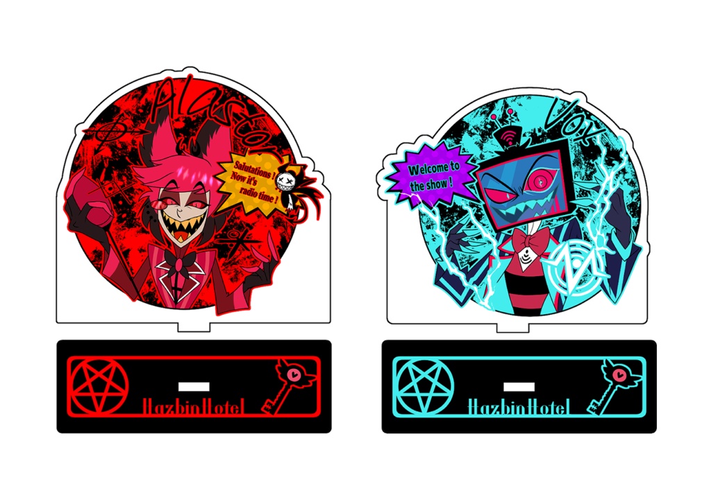 【hzbn】アクリルスタンド(Alastor・Vox)