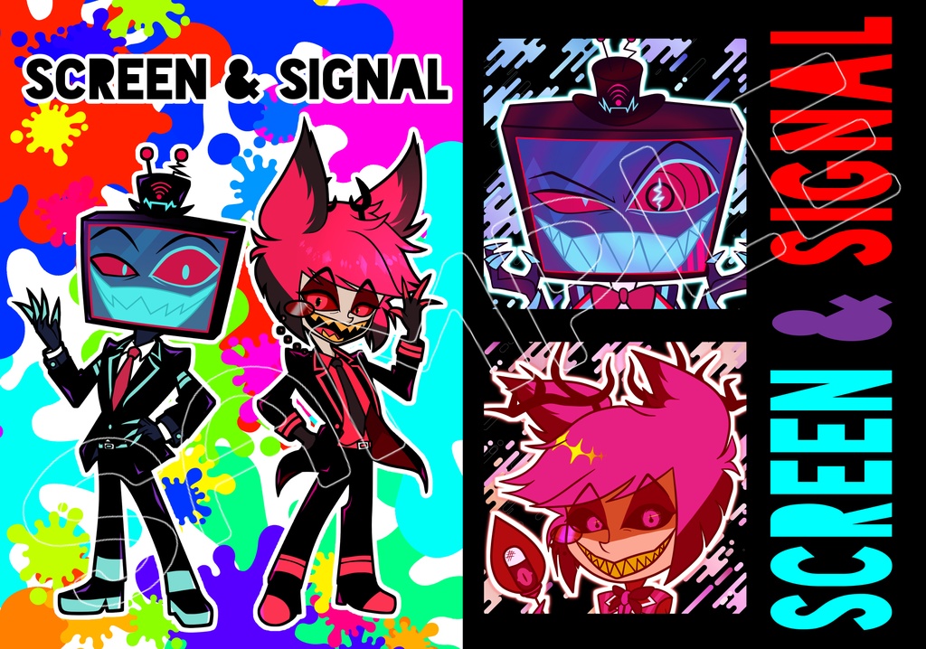 【hzbn】イラスト本『SCREEN & SIGNAL』