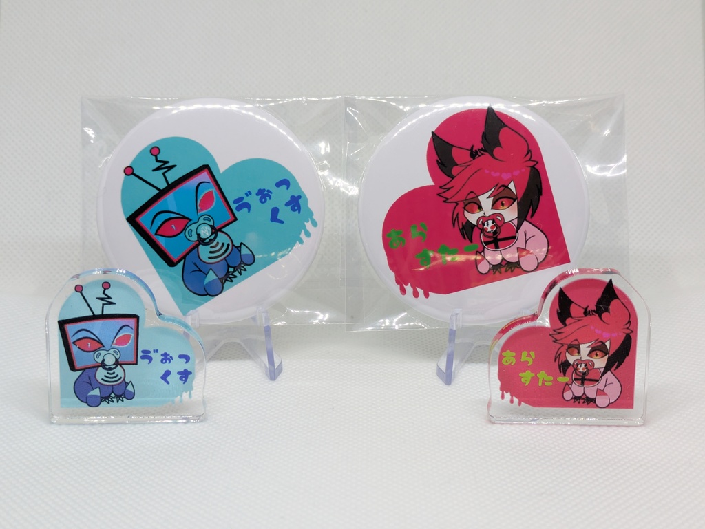 【hzbn】自立ミニアクリルスタンド（ベイビー Vox・Alastor）