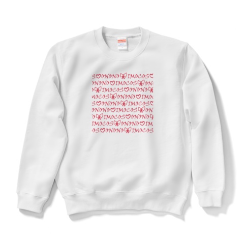 【長袖】正面サマンサ風スウェット(トレーナー)