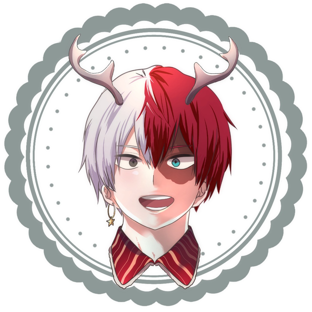 缶バッジ・轟焦凍(トナカイ)