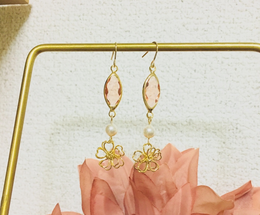 鬼滅の刃 竈門禰豆子イメージイヤリング・ピアス