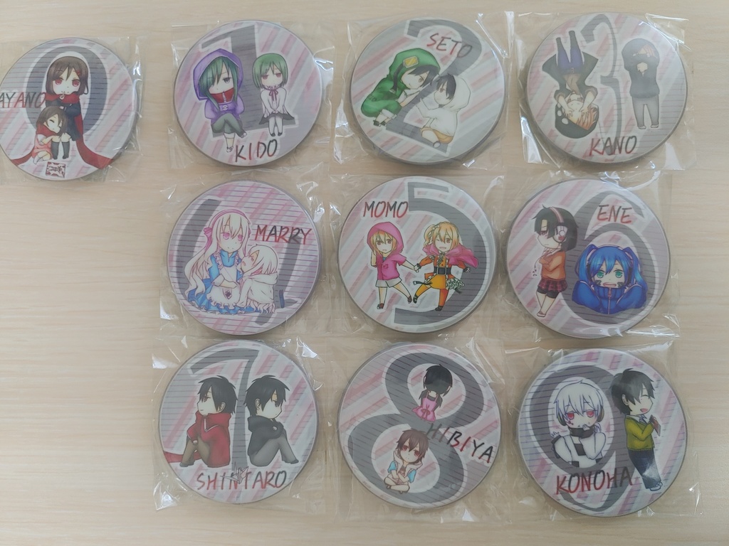 メカクシ団 缶バッジ