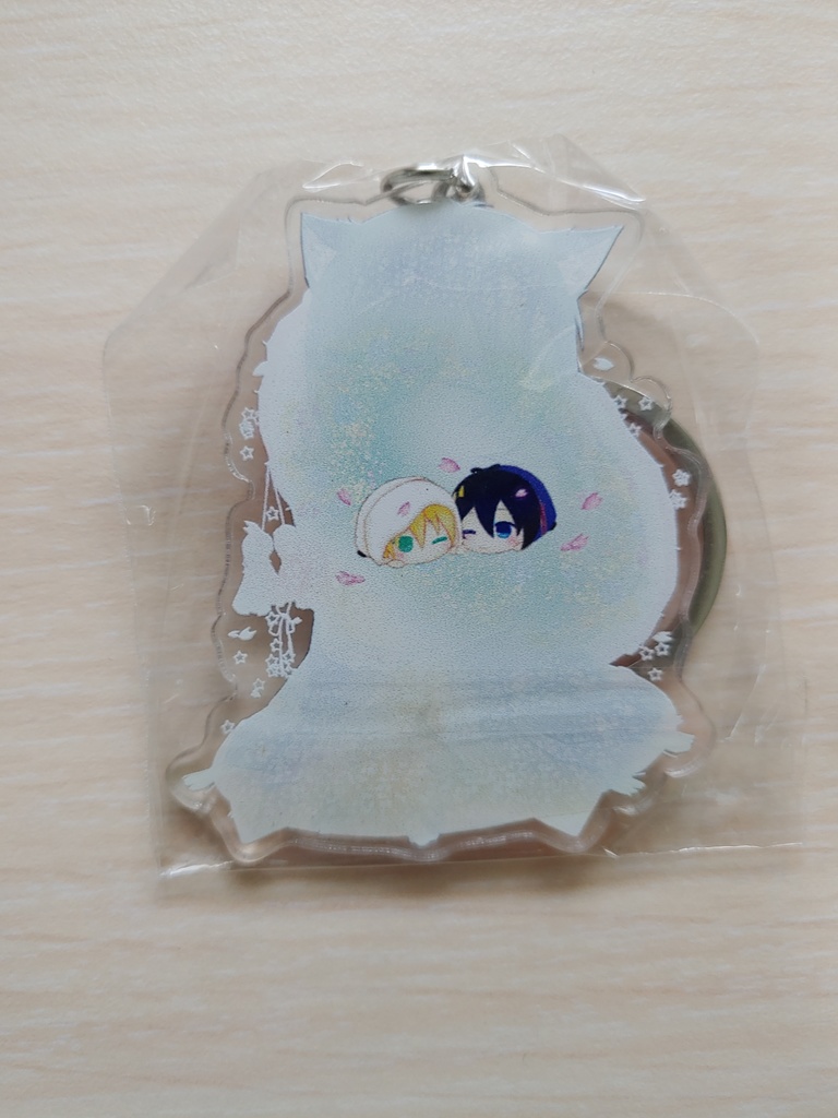 猫耳みかんば-アクリルキーホルダ