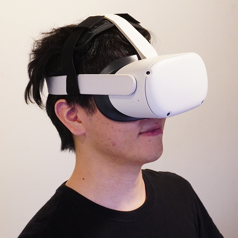 【VR】ヘッドバンド・ヘッドストラップ Quest2 / PICO4 / PICO4 Ultra/ Quest Pro/ Quest3/Quest3S対応 空間コンピューティング/VRC/VRchatでの長時間利用に最適
