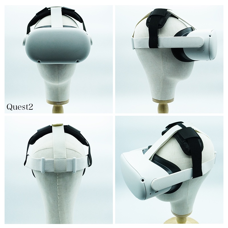 【VR】ヘッドバンド・ヘッドストラップ Quest2 / PICO4 / PICO4 Ultra/ Quest Pro/ Quest3/Quest3S対応 空間コンピューティング/VRC/VRchatでの長時間利用に最適