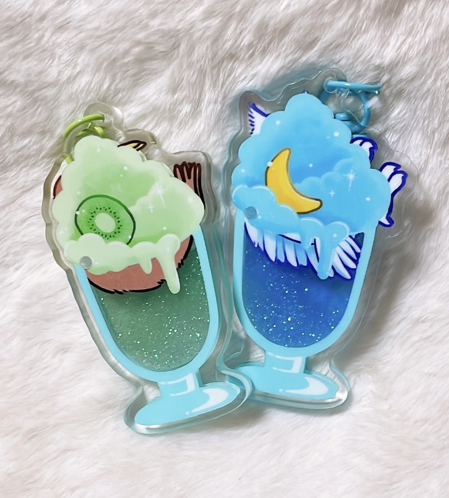 グリッターオイルアクキー