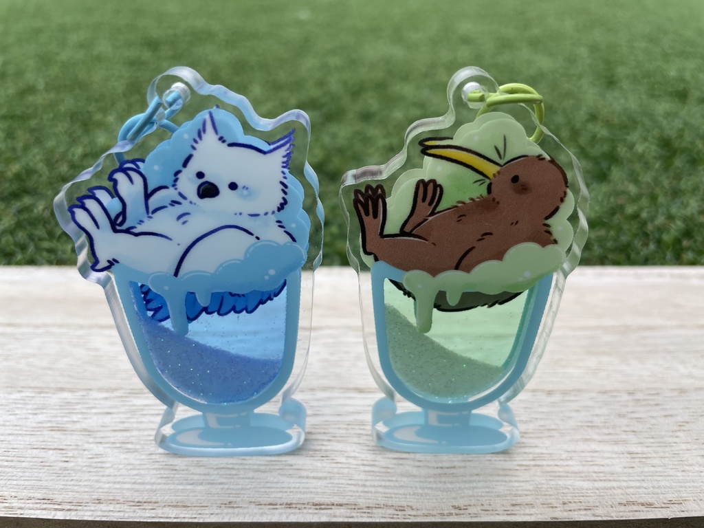 グリッターオイルアクキー