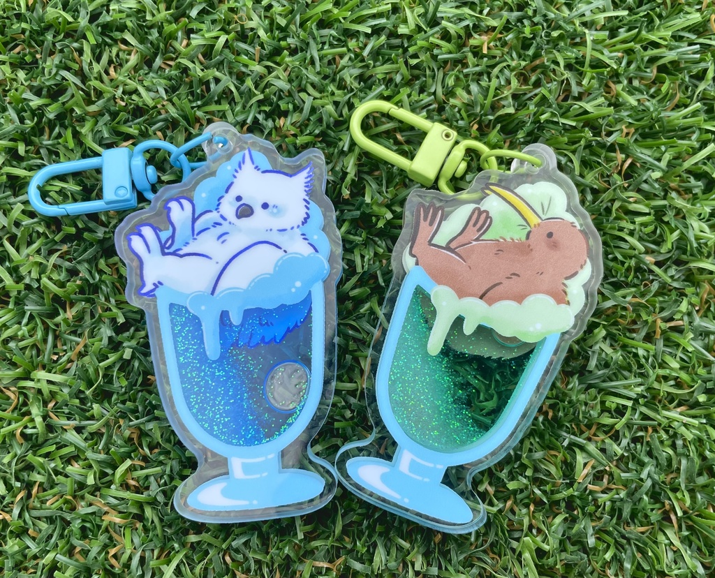 グリッターオイルアクキー