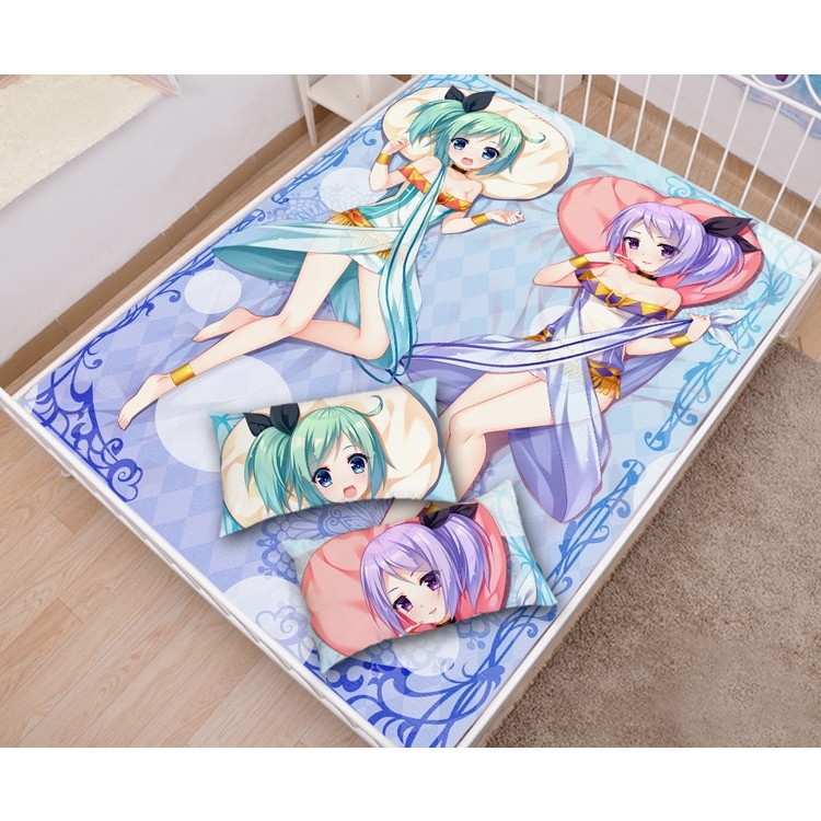 百錬の覇王と聖約の戦乙女 アルベルティーナ/クリスティーナ シーツ 布団カバー ブランケット 毛布 枕セット 尚萌=幽幽雪猫/Grandia氷 ccz00927-1