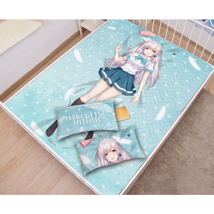 色づく世界の明日から 月白瞳美 シーツ 布団カバー ブランケット 毛布 枕セット 尚萌=玉々 ccz00976-1