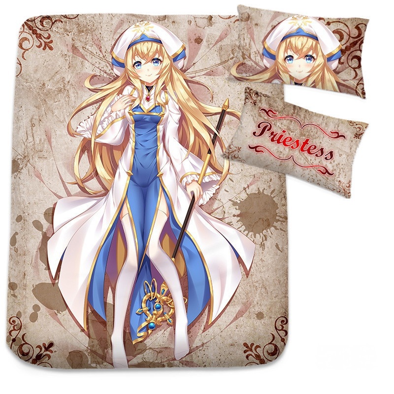 ゴブリンスレイヤー 女神官 シーツ 布団カバー ブランケット 毛布 枕セット 尚萌=希茜 ccz00978-1