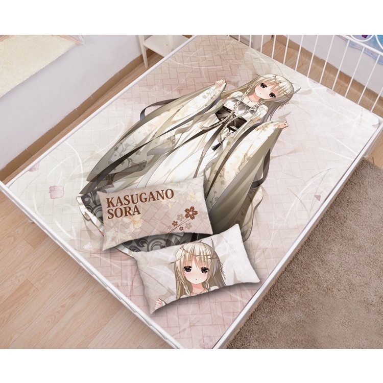 ヨスガノソラ 春日野穹 シーツ 布団カバー ブランケット 毛布 枕セット ハルカナソラ かすがのそら 天女 尚萌=幽幽雪猫/Grandia氷 ccz001047-1