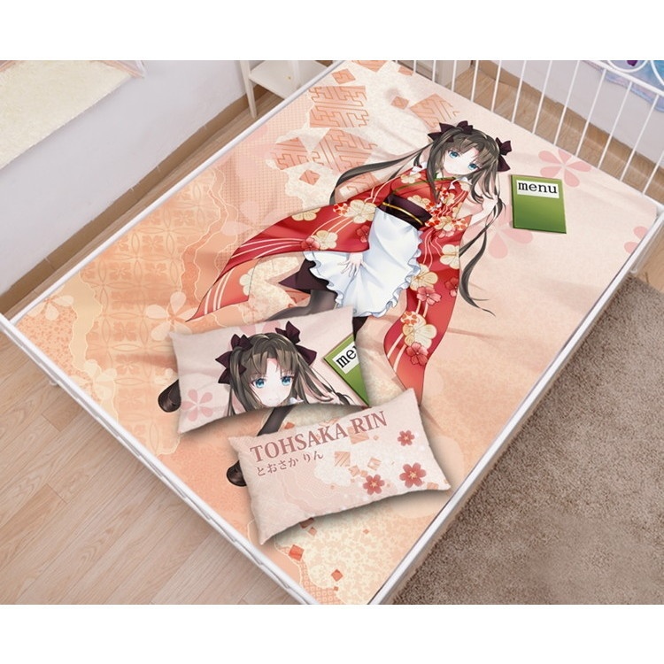 Fate/stay night 遠坂凛 シーツ 布団カバー ブランケット 毛布 枕セット Fate SN Heaven’s Feel とおさかりん 桜Café 尚萌=狸追 ccz13034-1