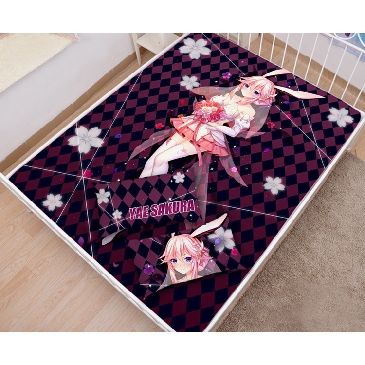 崩壊3rd 八重桜 シーツ 布団カバー ブランケット 毛布 枕セット ほうかいサード やえさくら 綺羅の幻想 尚萌=幽幽雪猫/Grandia氷 ccz13050-1