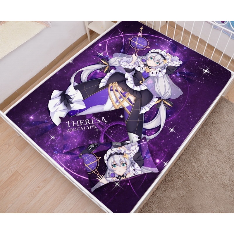崩壊3rd テレサ・アポカリプス シーツ 布団カバー ブランケット 毛布 枕セット ほうかいサード 神恩テレサ 星空の詩 尚萌=暖々 ccz13063-1