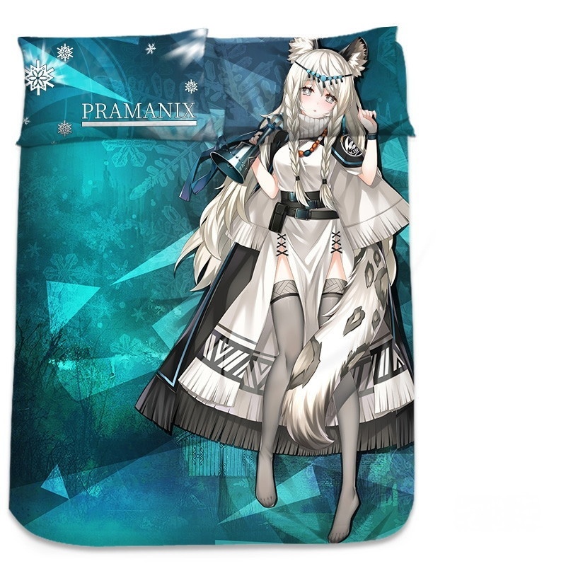 アークナイツ プラマニクス シーツ 布団カバー ブランケット 毛布 枕セット 明日方舟 尚萌=幽幽雪猫/Grandia氷 ccz13115-2