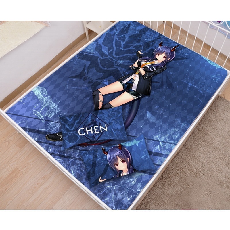 アークナイツ チェン シーツ 布団カバー ブランケット 毛布 枕セット 明日方舟 尚萌=幽幽雪猫/Grandia氷 ccz13132-1