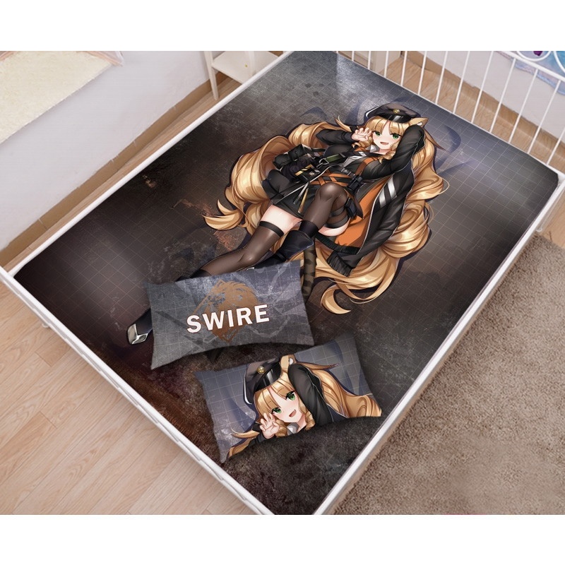 アークナイツ スワイヤー シーツ 布団カバー ブランケット 毛布 枕セット 明日方舟 尚萌=玉々 ccz13138-1