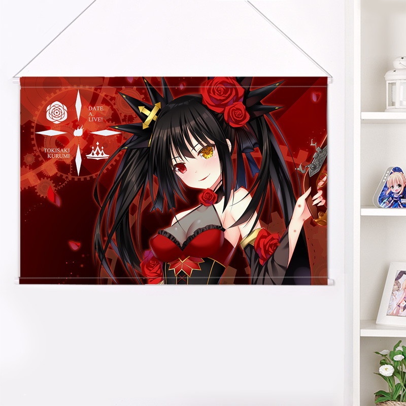 デート・ア・ライブ 時崎狂三 タペストリー デアラ DATE A LIVE ときさきくるみ きょうぞう ザフキエル 尚萌=幽幽雪猫/Grandia氷 gcz13227-4