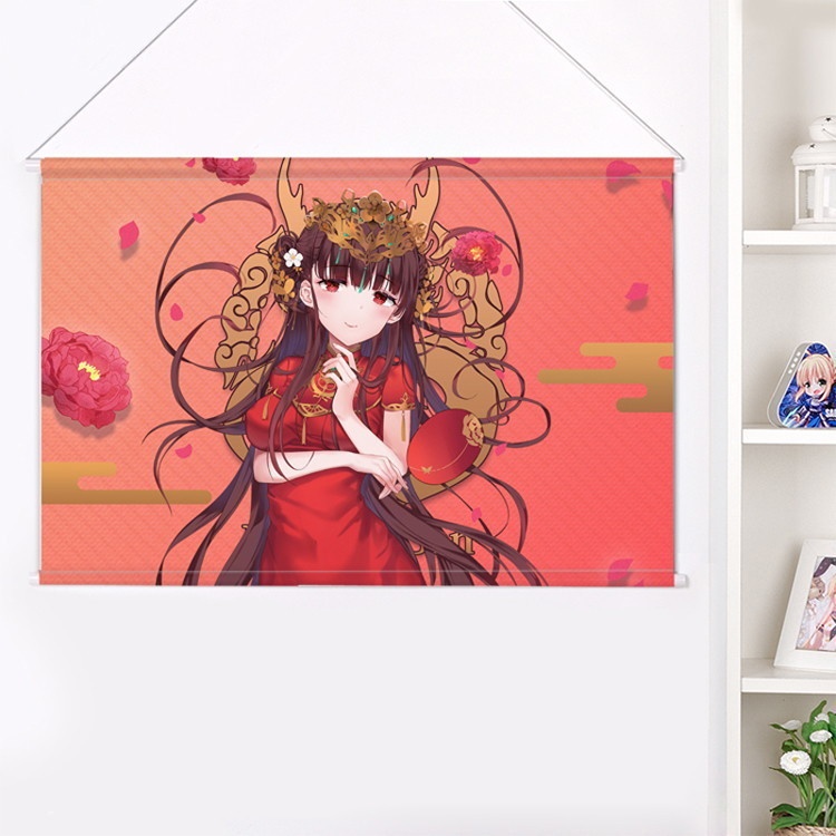 アズールレーン 逸仙(イーシェン) タペストリー アズレン 艦B 碧藍航線 鳳冠霞帔 ケッコン 尚萌=恰飯机器 gcz13252-4