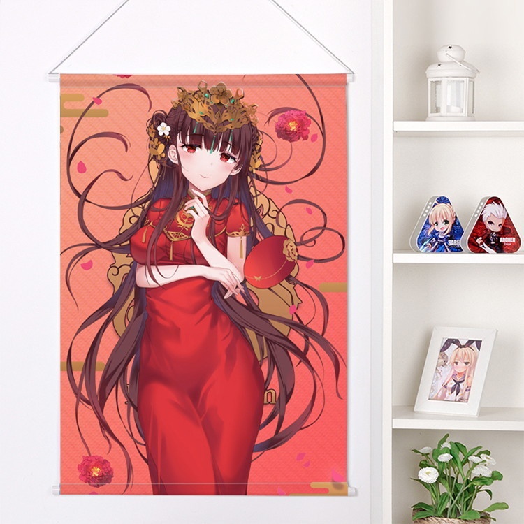 アズールレーン 逸仙(イーシェン) タペストリー アズレン 艦B 碧藍航線 鳳冠霞帔 ケッコン 尚萌=恰飯机器 gcz13252-3