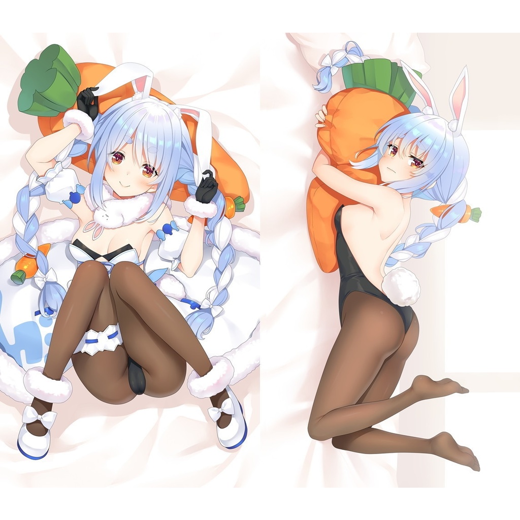 バーチャルYouTuber 兎田ぺこら ハーフサイズ全身 抱き枕カバー Vtuber バーチャルライバー ホロライブ うさだぺこら D-M.N/22JiGen=Billie sdmz10011-1