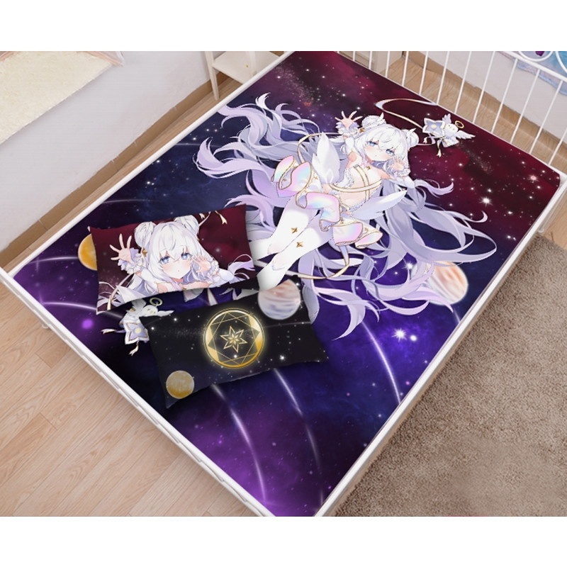 アズールレーン ル・マラン シーツ 布団カバー ブランケット 毛布 枕セット 碧藍航線 アズレン 艦B KAN-SEN μ兵装 尚萌=恰飯机器 ccz13330-1