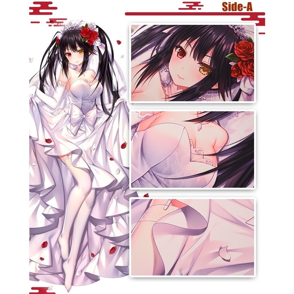 デート・ア・ライブ 時崎狂三 抱き枕カバー デアラ DATE A LIVE ときさきくるみ きょうぞう ザフキエル 蓮ディストピア 花嫁狂三 ウェディング狂三 尚萌=幽幽雪猫/Grandia氷 cz13332