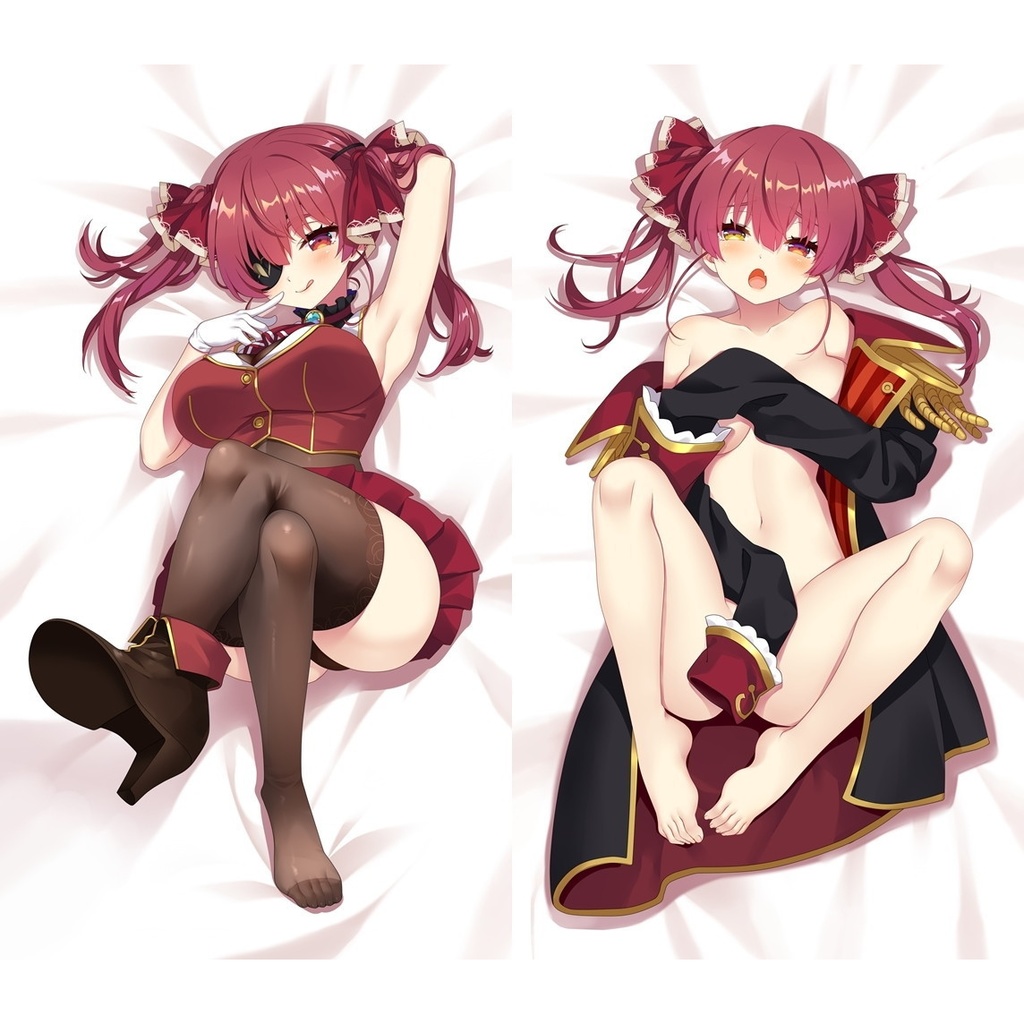 バーチャルYouTuber 宝鐘マリン ハーフサイズ全身 抱き枕カバー Vtuber バーチャルライバー ホロライブ マリン船長 D-M.N/22JiGen=Billie sdmz10015-1