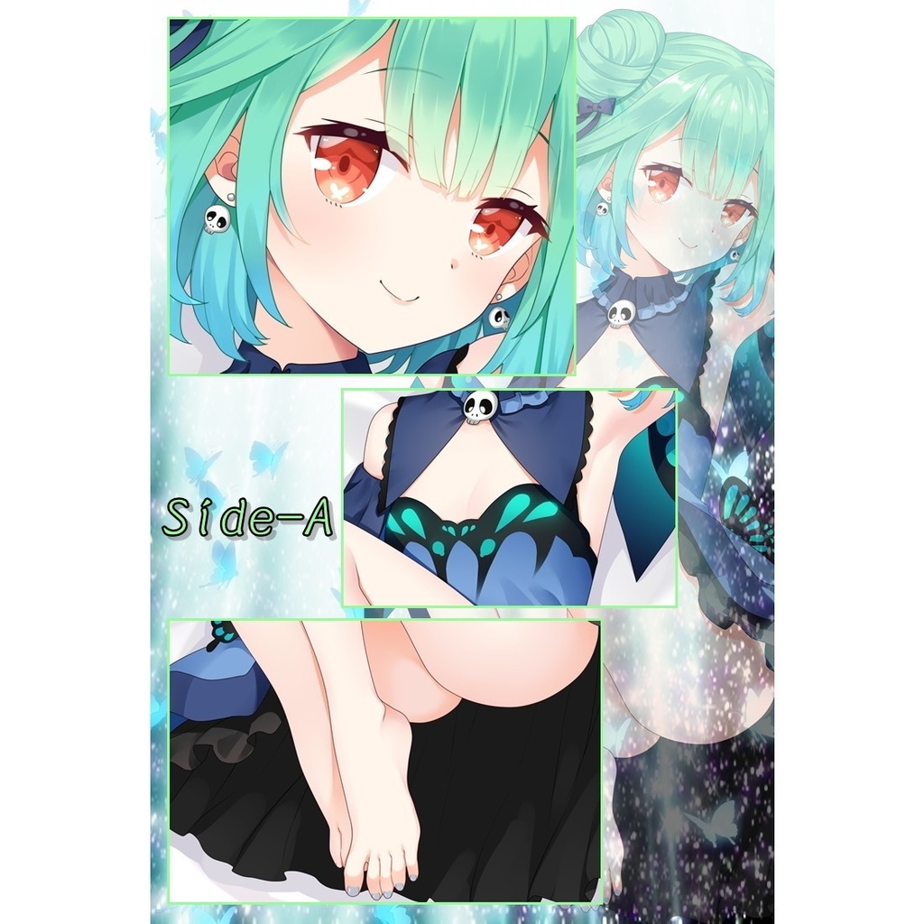 バーチャルYouTuber 潤羽るしあ ハーフサイズ全身 抱き枕カバー Vtuber バーチャルライバー ホロライブ D-M.N/22JiGen=Billie sdmz10016-1