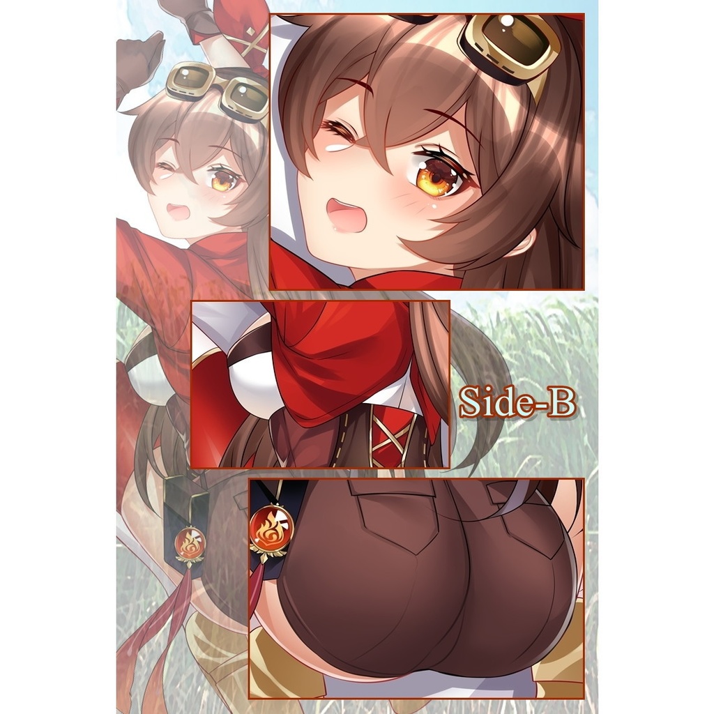 原神 アンバー ハーフサイズ全身 抱き枕カバー げんしん GenshinImpact アンバー D-M.N/22JiGen=玉々 sdcz10017-1