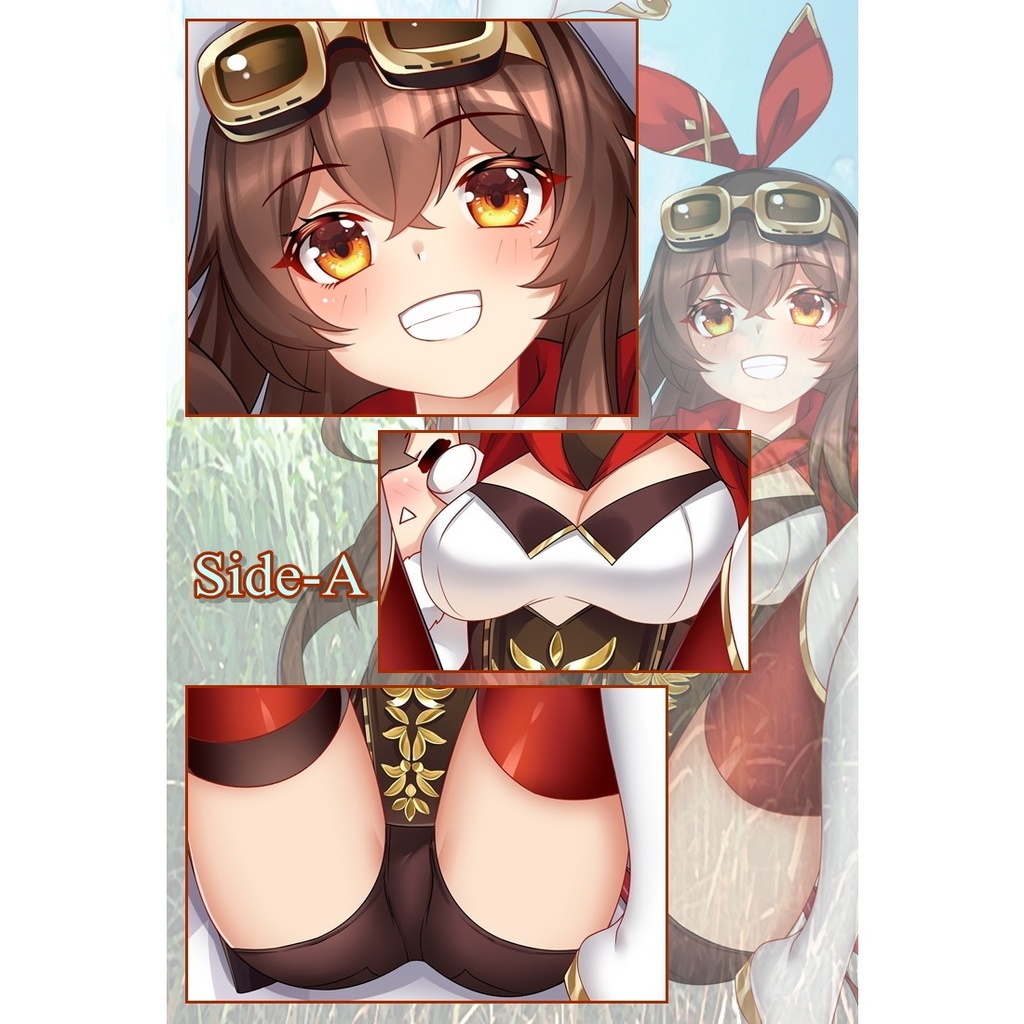 原神 アンバー ハーフサイズ全身 抱き枕カバー げんしん GenshinImpact アンバー D-M.N/22JiGen=玉々 sdcz10017-1