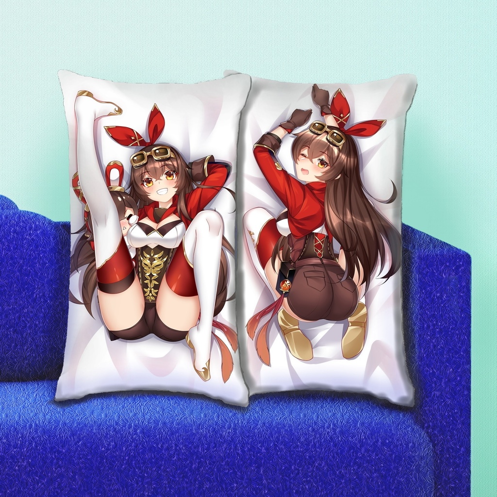 原神 アンバー ハーフサイズ全身 抱き枕カバー げんしん GenshinImpact アンバー D-M.N/22JiGen=玉々 sdcz10017-1