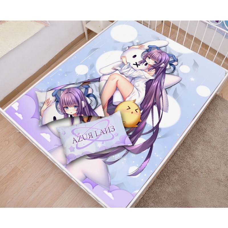 アズールレーン タシュケント シーツ 布団カバー ブランケット 毛布 枕セット 碧藍航線 アズレン 艦B KAN-SEN ダラダラオフタイム 尚萌=幽幽雪猫/Grandia氷 ccz13376-1