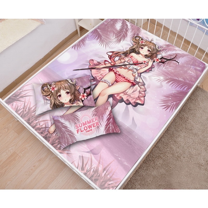 アークナイツ エイヤフィヤトラ シーツ 布団カバー ブランケット 毛布 枕セット アクナイ 明日方舟 エフィ 水着 尚萌=幽幽雪猫/Grandia氷 ccz13418-1