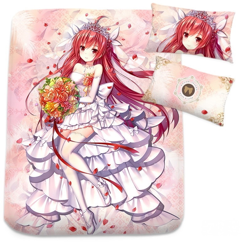 デート・ア・ライブ 五河琴里 シーツ 布団カバー ブランケット 毛布 枕セット デアラ DATE A LIVE 五河琴里 ウェディング琴里 結婚琴里 尚萌=幽幽雪猫/Grandia氷 ccz13420-1