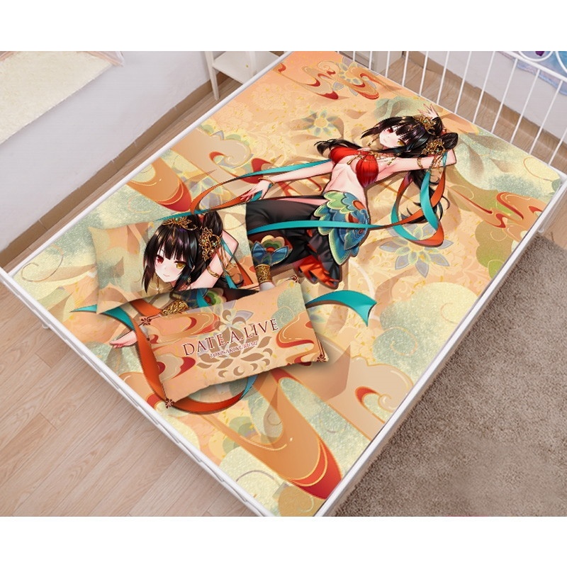 デート・ア・ライブ 時崎狂三 シーツ 布団カバー ブランケット 毛布 枕セット デアラ DATE A LIVE ときさきくるみ きょうぞう ザフキエル 敦煌衣装 尚萌=幽幽雪猫/Grandia氷 ccz13474-1