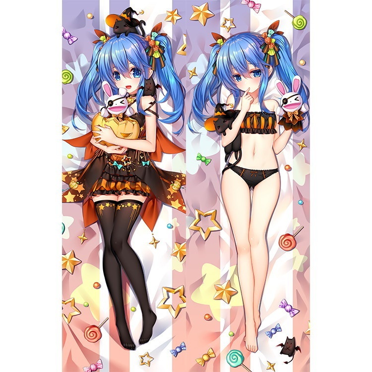 デート・ア・ライブ 四糸乃 抱き枕カバー デアラ DATE A LIVE よしの ハロウィン仮装 尚萌=幽幽雪猫/Grandia氷 cz13520