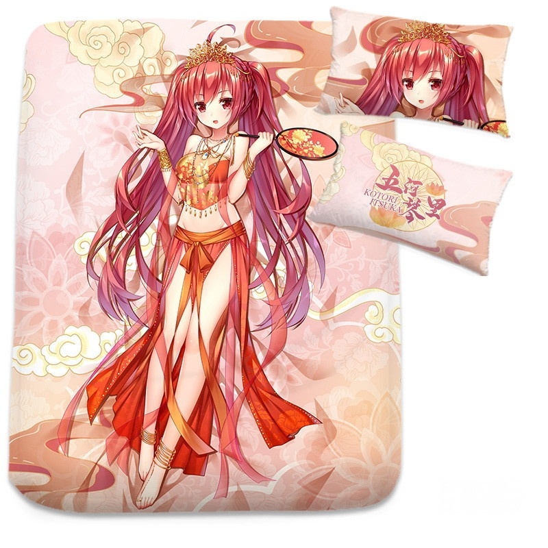 デート・ア・ライブ 五河琴里 シーツ 布団カバー ブランケット 毛布 枕セット デアラ DATE A LIVE いつかことり 敦煌衣装 尚萌=幽幽雪猫/Grandia氷 ccz13504-1