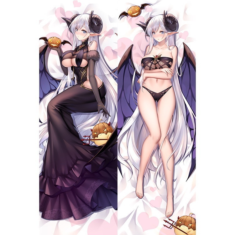 アズールレーン アルビオン 抱き枕カバー 碧藍航線 アズレン 艦B KAN-SEN 妖精姫の銀月 ハロウィン 尚萌=幽幽雪猫/Grandia氷 cz13526