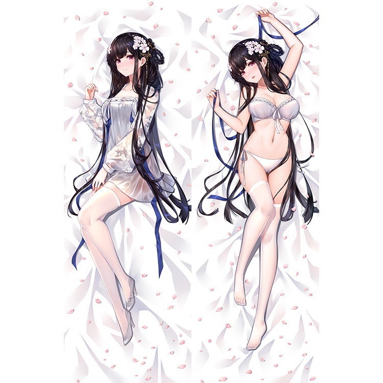 アズールレーン 逸仙(イーシェン) 抱き枕カバー アズレン 艦B 碧藍航線 螓首蛾眉 しんしゅがび 尚萌=幽幽雪猫/Grandia氷 cz13540